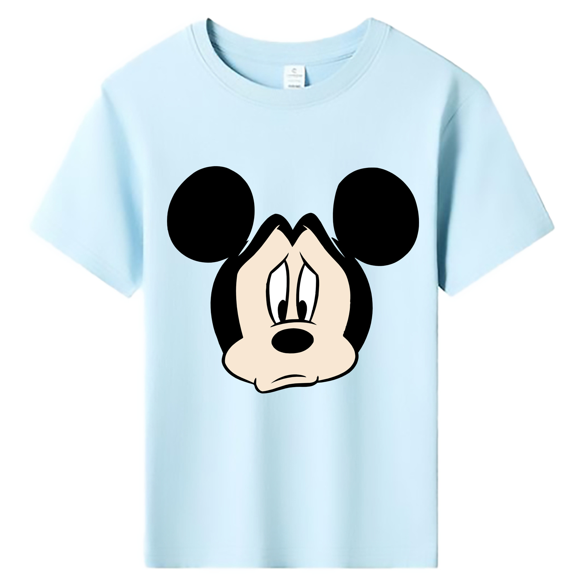 ミッキーマウス Mickey Mouse 綿100％キッズTシャツ（フロントプリント）